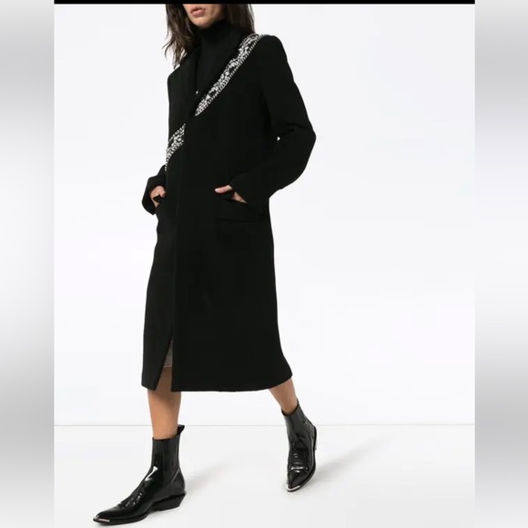 Amiri Guitar Strap Wool Coat - Picture 2 of 8